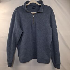 Dunning Golf Wool Blend Quarter Zip Sweater Sweatshirt Mens Mock Neck Size M